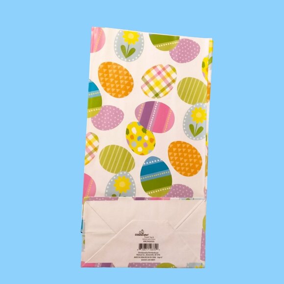 Way to Celebrate Hoppy Happy Easter Egg Treat Bags Paper Bunnies Rabbit lot 3 - Picture 8 of 15